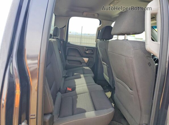 1GCVKREC5GZ261041 2016 CHEVROLET SILVERADO Black Rear seats view