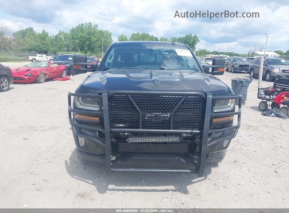 1GCVKREC5HZ355082 2017 CHEVROLET SILVERADO Black Vista del cuadro de instrumentos