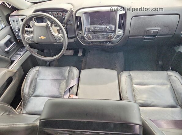 1GCVKREC5HZ393282 2017 CHEVROLET SILVERADO Black Vista del salpicadero