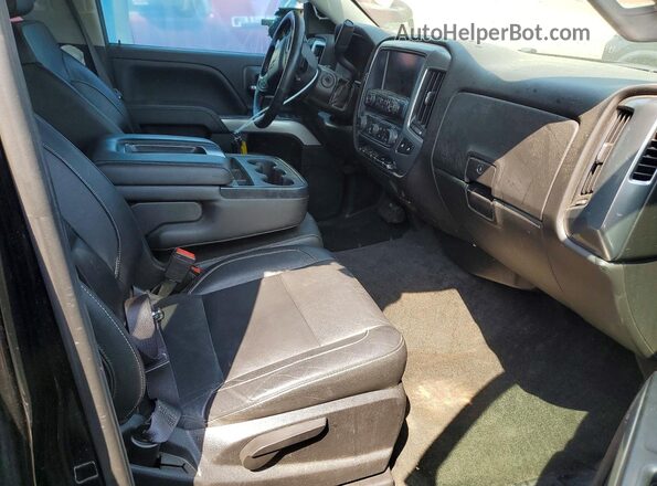 1GCVKREC5HZ393282 2017 CHEVROLET SILVERADO Black Vista interior delantera