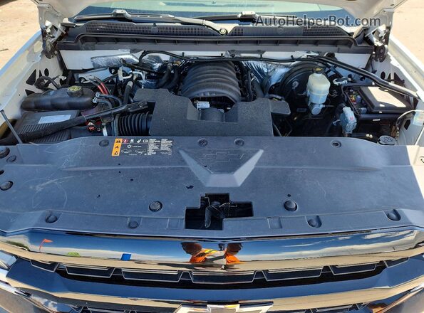 1GCVKREC5JZ170293 2018 CHEVROLET SILVERADO White Սալոնի հետևի տեսք