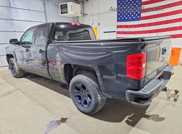 1GCVKREC5JZ219279 2018 CHEVROLET SILVERADO Black Trasero izquierdo