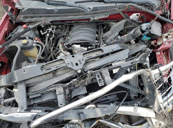 1GCVKREC5JZ276131 2018 CHEVROLET SILVERADO Темно-бордовый Вид задней части салона