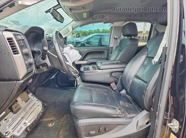 1GCVKREC5JZ341625 2018 CHEVROLET SILVERADO Black წინა სალონის ხედი