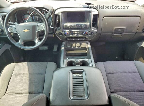 1GCVKREC5JZ380120 2018 CHEVROLET SILVERADO Red Вид панелі приладів
