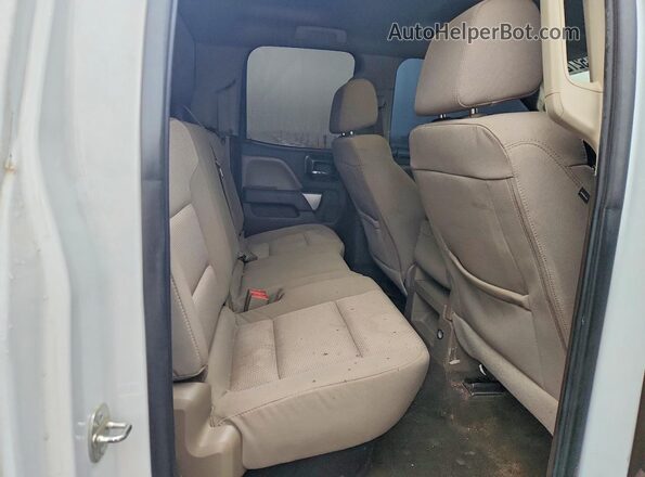 1GCVKREC6GZ394603 2016 CHEVROLET SILVERADO White უკანა სავარძლების ხედი