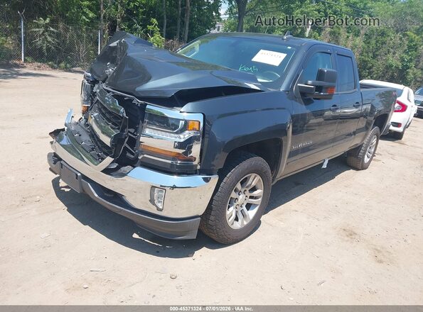 1GCVKREC6HZ326304 2017 CHEVROLET SILVERADO Black წინა მარცხენა ხედი სამი მეოთხედიდან