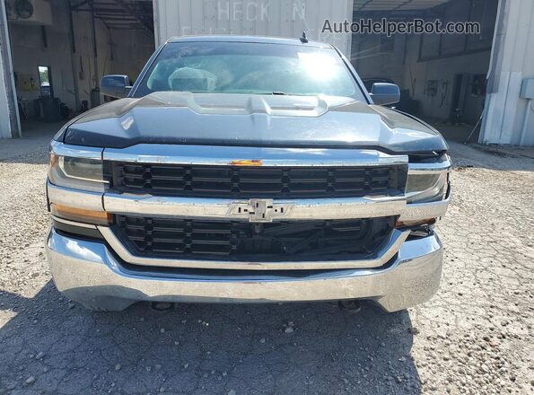 1GCVKREC6JZ152739 2018 CHEVROLET SILVERADO Black Front view