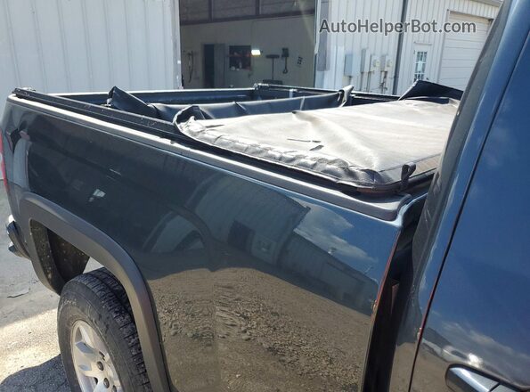 1GCVKREC6JZ152739 2018 CHEVROLET SILVERADO Black Rear seats view