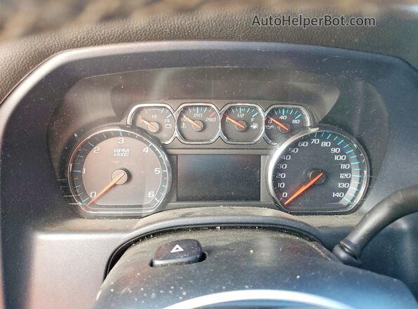 1GCVKREC6JZ152739 2018 CHEVROLET SILVERADO Black Instrument cluster view
