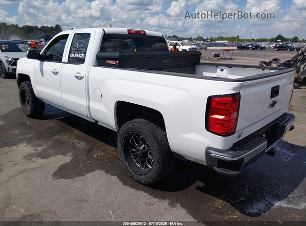 1GCVKREC6JZ213975 2018 CHEVROLET SILVERADO Белый Задняя левая четверть