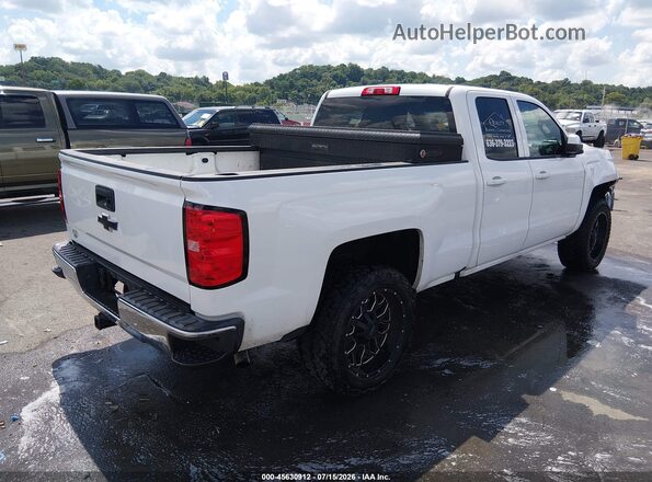 1GCVKREC6JZ213975 2018 CHEVROLET SILVERADO Белый Задняя правая четверть