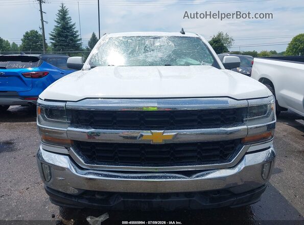 1GCVKREC6JZ240531 2018 CHEVROLET SILVERADO White ხელსაწყოთა პანელის ხედი