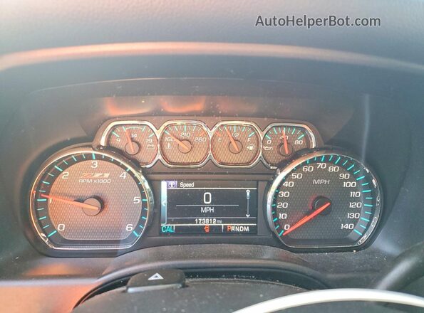 1GCVKREC7GZ265673 2016 CHEVROLET SILVERADO Black Սարքավորումների վահանակի տեսք