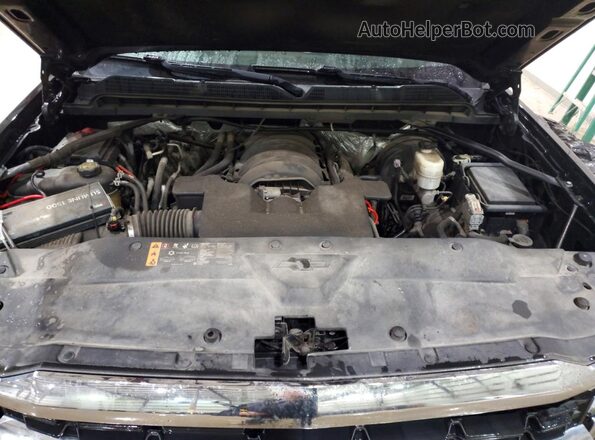 1GCVKREC7HZ105519 2017 CHEVROLET SILVERADO Black Widok wnętrza z tyłu