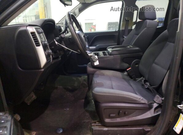 1GCVKREC7HZ105519 2017 CHEVROLET SILVERADO Black Widok wnętrza z przodu