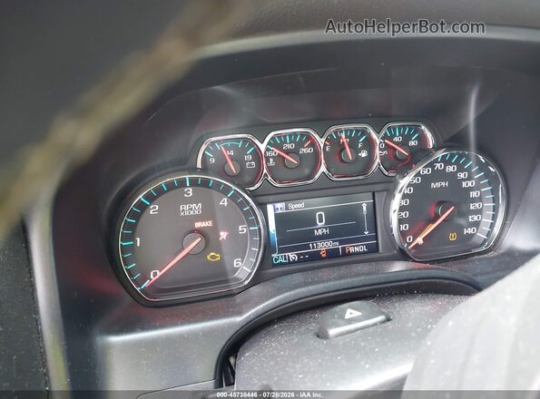 1GCVKREC7HZ129352 2017 CHEVROLET SILVERADO Silver Widok tylnych siedzeń