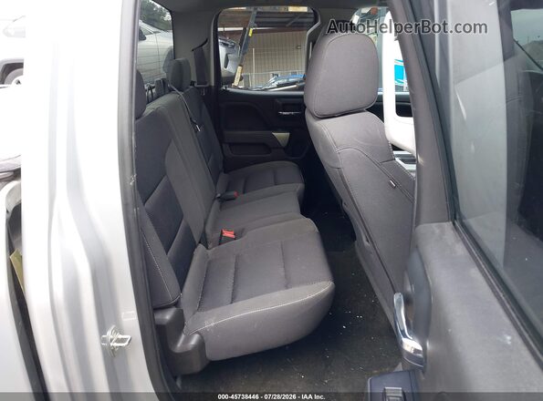 1GCVKREC7HZ129352 2017 CHEVROLET SILVERADO Silver Widok naklejki z numerem VIN
