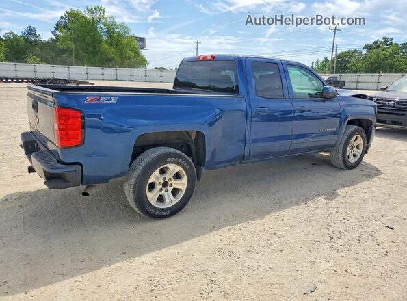 1GCVKREC7HZ136981 2017 CHEVROLET SILVERADO Синий Задняя правая четверть