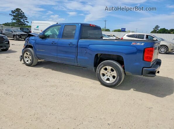 1GCVKREC7HZ136981 2017 CHEVROLET SILVERADO Синий Задняя левая четверть
