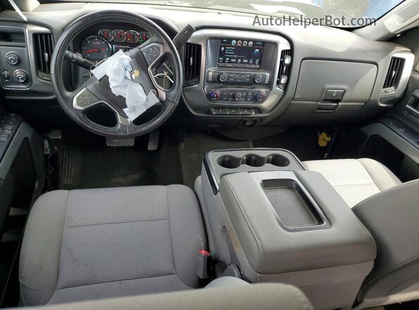 1GCVKREC7HZ136981 2017 CHEVROLET SILVERADO Синий Вид панели приборов