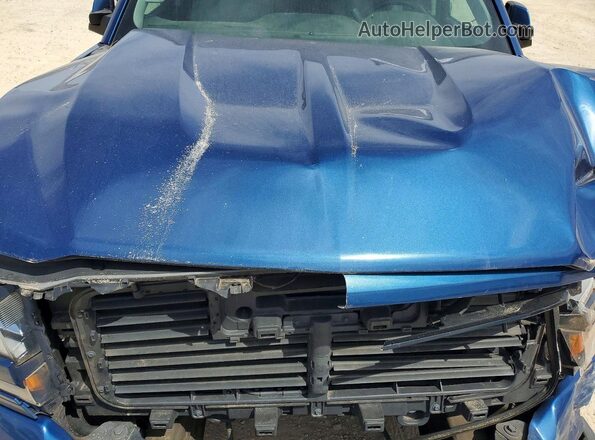 1GCVKREC7HZ136981 2017 CHEVROLET SILVERADO Синий Вид задней части салона