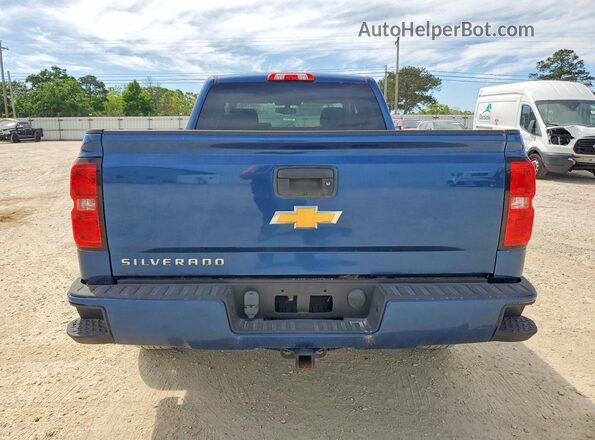 1GCVKREC7HZ136981 2017 CHEVROLET SILVERADO Синий Вид сзади