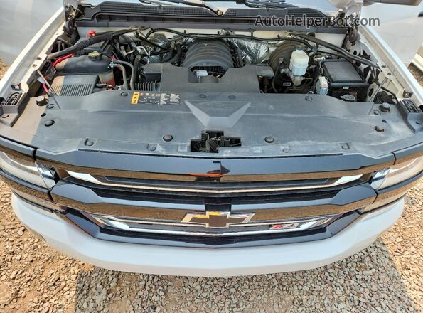 1GCVKREC7HZ373213 2017 CHEVROLET SILVERADO White უკანა სალონის ხედი