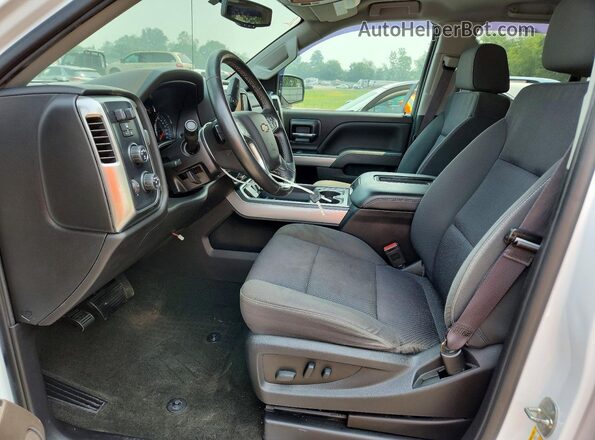 1GCVKREC7HZ373213 2017 CHEVROLET SILVERADO White წინა სალონის ხედი