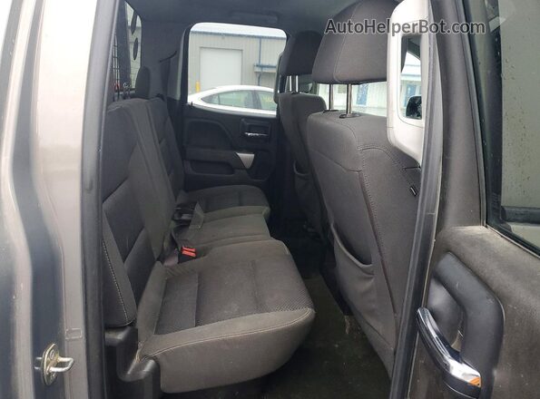 1GCVKREC8HZ193092 2017 CHEVROLET SILVERADO Silver Rear seats view