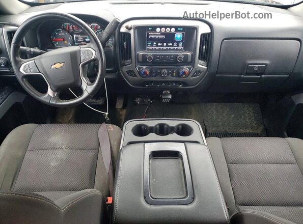1GCVKREC8HZ193092 2017 CHEVROLET SILVERADO Silver Dashboard view
