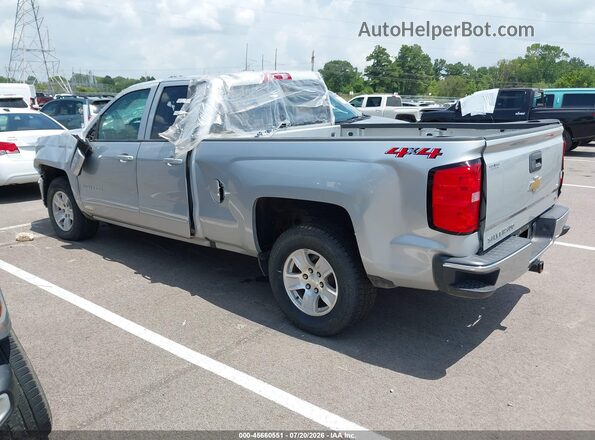 1GCVKREC8JZ166819 2018 CHEVROLET SILVERADO Серебряный Задняя левая четверть