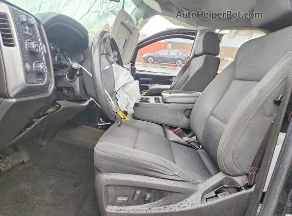 1GCVKREC9GZ189065 2016 CHEVROLET SILVERADO Black Вид салону спереду