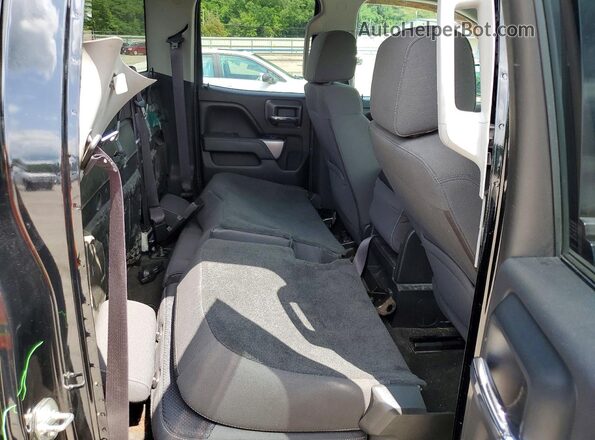 1GCVKREC9GZ309673 2016 CHEVROLET SILVERADO Black Rear seats view