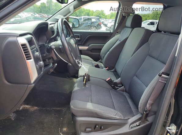 1GCVKREC9GZ309673 2016 CHEVROLET SILVERADO Black Front interior view