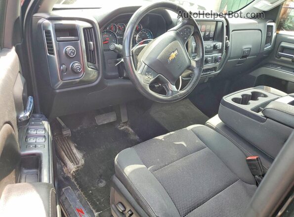 1GCVKREC9GZ309673 2016 CHEVROLET SILVERADO Black Dashboard view