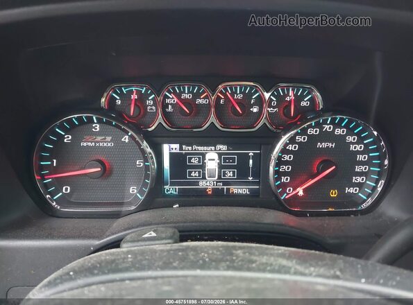 1GCVKREC9HZ105022 2017 CHEVROLET SILVERADO Black Հետևի նստատեղերի տեսք