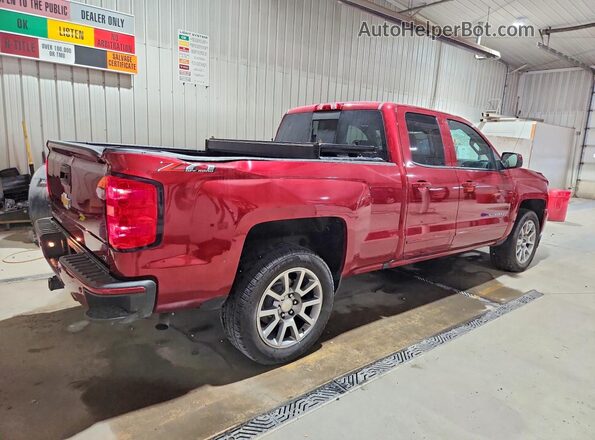 1GCVKREC9JZ235811 2018 CHEVROLET SILVERADO Красный Задняя правая четверть