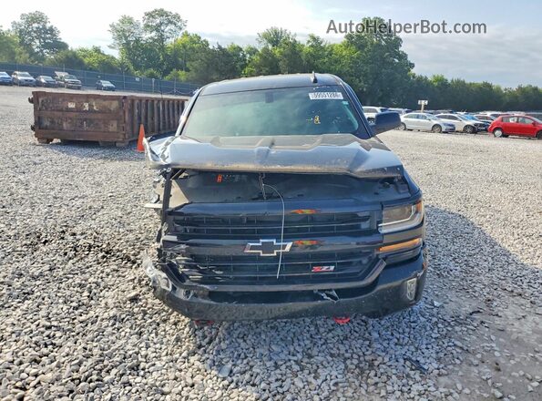 1GCVKREC9JZ338484 2018 CHEVROLET SILVERADO Black Вид спереду