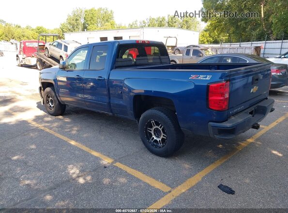 1GCVKRECXGZ289336 2016 CHEVROLET SILVERADO Blue Задня ліва чверть