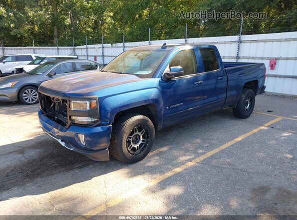 1GCVKRECXGZ289336 2016 CHEVROLET SILVERADO Blue Передня ліва чверть