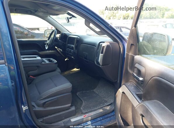 1GCVKRECXGZ289336 2016 CHEVROLET SILVERADO Blue Вид салону спереду