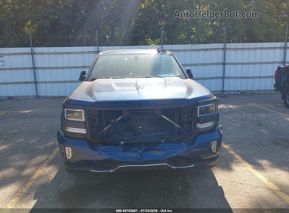 1GCVKRECXGZ289336 2016 CHEVROLET SILVERADO Blue Вид щитка приладів