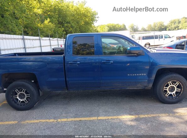 1GCVKRECXGZ289336 2016 CHEVROLET SILVERADO Blue Вид задньої частини салону