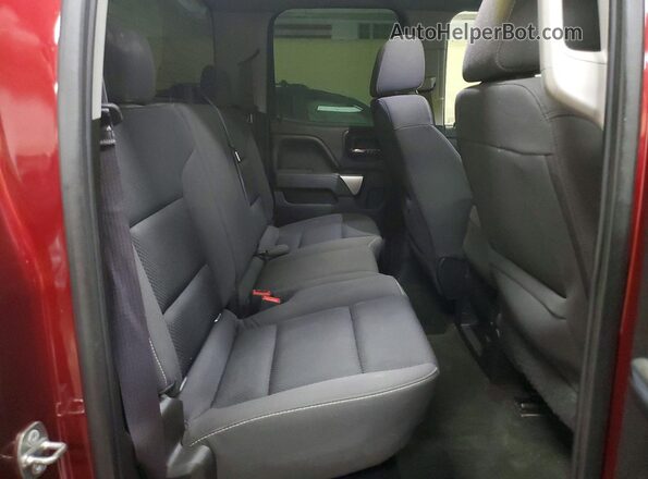 1GCVKRECXGZ310654 2016 CHEVROLET SILVERADO Burgundy Вид задніх сидінь