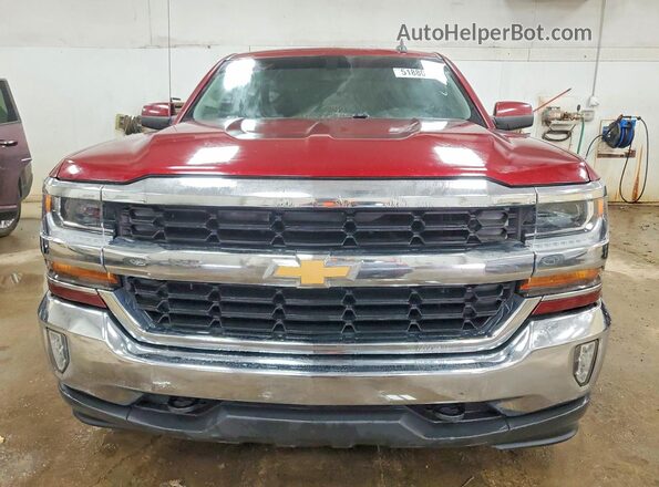 1GCVKRECXGZ310654 2016 CHEVROLET SILVERADO Burgundy Вид спереду