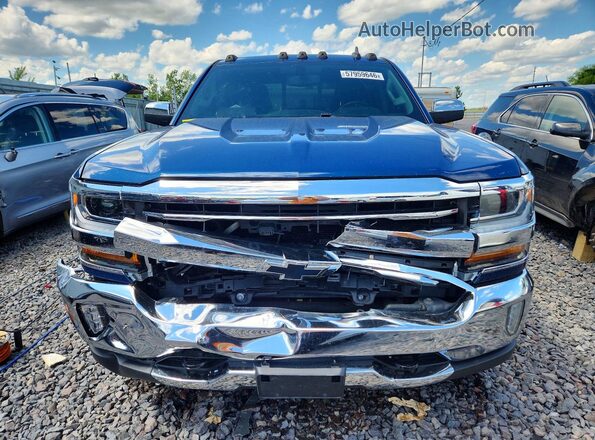 1GCVKRECXGZ378985 2016 CHEVROLET SILVERADO Синий Вид спереди