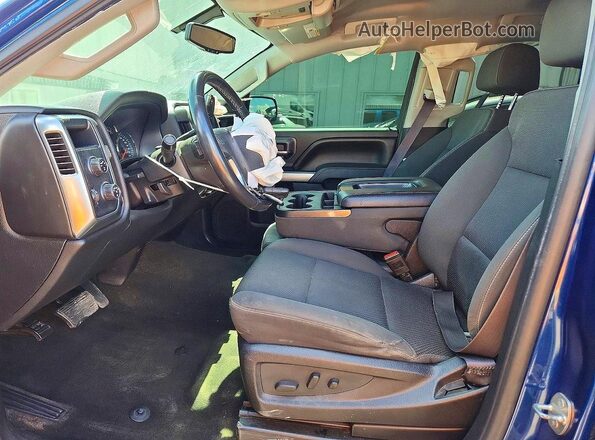 1GCVKRECXGZ378985 2016 CHEVROLET SILVERADO Синий Вид салона спереди