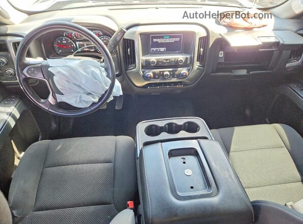 1GCVKRECXGZ378985 2016 CHEVROLET SILVERADO Синий Вид панели приборов