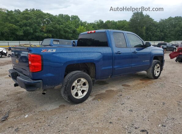 1GCVKRECXHZ228005 2017 CHEVROLET SILVERADO Синий Задняя правая четверть